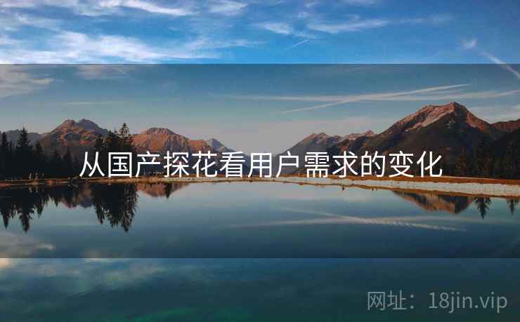 从国产探花看用户需求的变化 从国产探花看用户需求的变化