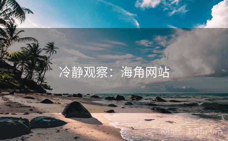 冷静观察:海角网站